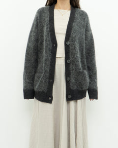 GESTUZ x Heathered Grey Mohair Cardigan (XS-L)