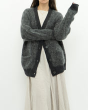 Load image into Gallery viewer, GESTUZ x Heathered Grey Mohair Cardigan (XS-L)