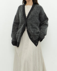 GESTUZ x Heathered Grey Mohair Cardigan (XS-L)