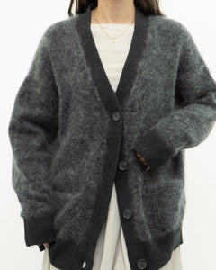 GESTUZ x Heathered Grey Mohair Cardigan (XS-L)