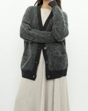 Load image into Gallery viewer, GESTUZ x Heathered Grey Mohair Cardigan (XS-L)