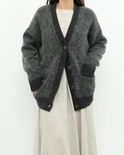 Load image into Gallery viewer, GESTUZ x Heathered Grey Mohair Cardigan (XS-L)