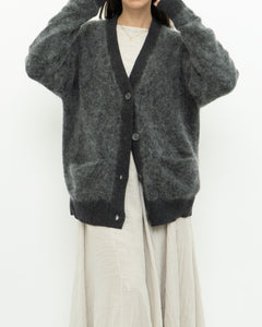 GESTUZ x Heathered Grey Mohair Cardigan (XS-L)