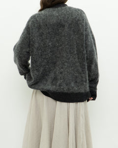 GESTUZ x Heathered Grey Mohair Cardigan (XS-L)