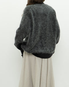 GESTUZ x Heathered Grey Mohair Cardigan (XS-L)