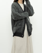 Load image into Gallery viewer, GESTUZ x Heathered Grey Mohair Cardigan (XS-L)