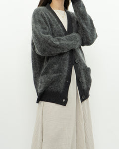 GESTUZ x Heathered Grey Mohair Cardigan (XS-L)