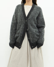 Load image into Gallery viewer, GESTUZ x Heathered Grey Mohair Cardigan (XS-L)