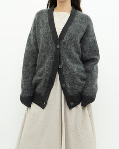 GESTUZ x Heathered Grey Mohair Cardigan (XS-L)