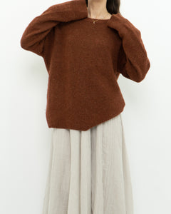 THE GROUP BY BABATON x Heathered Caramel Alpaca-blend Knit Sweater (XS-L)