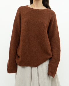 THE GROUP BY BABATON x Heathered Caramel Alpaca-blend Knit Sweater (XS-L)