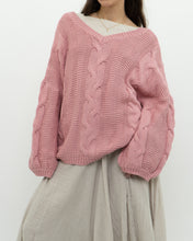 Load image into Gallery viewer, Modern x Pink Cableknit Oversized Sweater (XS-XL)