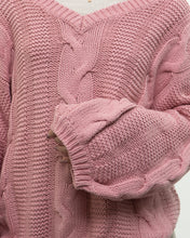 Load image into Gallery viewer, Modern x Pink Cableknit Oversized Sweater (XS-XL)