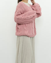 Load image into Gallery viewer, Modern x Pink Cableknit Oversized Sweater (XS-XL)