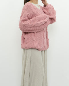 Modern x Pink Cableknit Oversized Sweater (XS-XL)