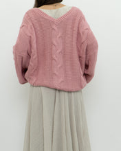 Load image into Gallery viewer, Modern x Pink Cableknit Oversized Sweater (XS-XL)