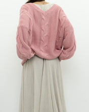 Load image into Gallery viewer, Modern x Pink Cableknit Oversized Sweater (XS-XL)