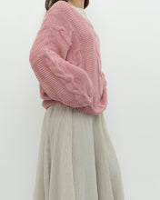 Load image into Gallery viewer, Modern x Pink Cableknit Oversized Sweater (XS-XL)