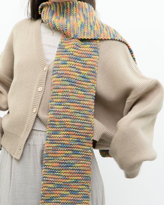 Vintage x Multicolour Knit Scarf