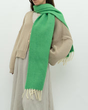 Load image into Gallery viewer, Modern x Green, Cream Fuzzy Scarf