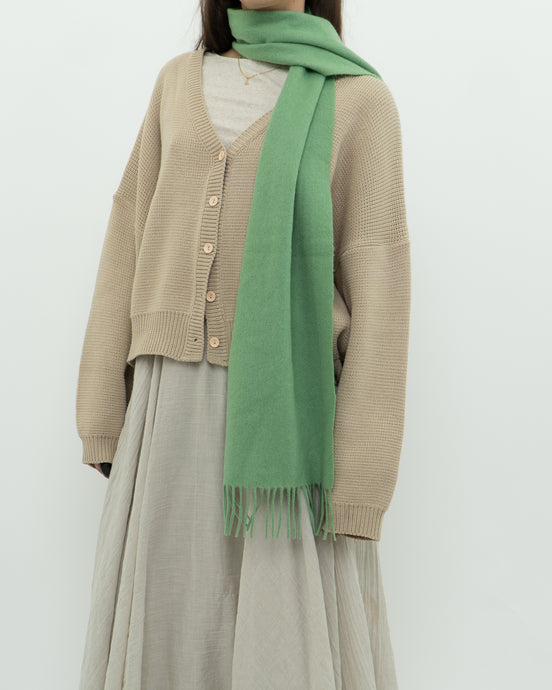 Vintage x Green Cashmere-Feel Scarf