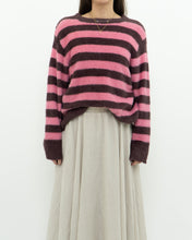 Load image into Gallery viewer, Modern x Ultra Soft Pink Striped Sweater (XS-L)