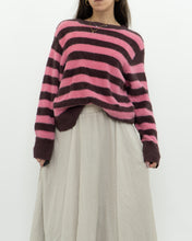 Load image into Gallery viewer, Modern x Ultra Soft Pink Striped Sweater (XS-L)