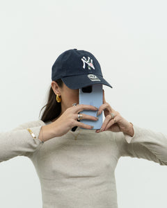 NY YANKEES x Floral Embroidered Navy Hat