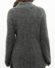 Load image into Gallery viewer, ZARA x Heathered Grey Mohair-Blend Sweater Dress