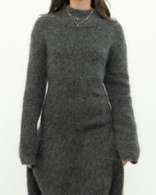 Load image into Gallery viewer, ZARA x Heathered Grey Mohair-Blend Sweater Dress