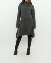 Load image into Gallery viewer, ZARA x Heathered Grey Mohair-Blend Sweater Dress