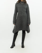 Load image into Gallery viewer, ZARA x Heathered Grey Mohair-Blend Sweater Dress