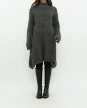 Load image into Gallery viewer, ZARA x Heathered Grey Mohair-Blend Sweater Dress