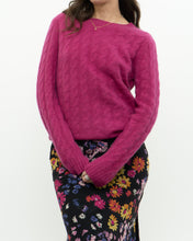 Load image into Gallery viewer, LORD &amp; TAYLOR x Magenta Pure Cashmere Sweater (XS-M)