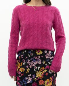 LORD & TAYLOR x Magenta Pure Cashmere Sweater (XS-M)