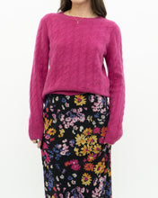 Load image into Gallery viewer, LORD &amp; TAYLOR x Magenta Pure Cashmere Sweater (XS-M)