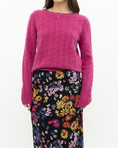 LORD & TAYLOR x Magenta Pure Cashmere Sweater (XS-M)