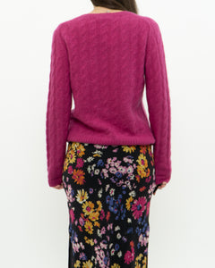 LORD & TAYLOR x Magenta Pure Cashmere Sweater (XS-M)