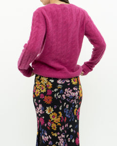 LORD & TAYLOR x Magenta Pure Cashmere Sweater (XS-M)