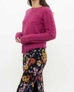 LORD & TAYLOR x Magenta Pure Cashmere Sweater (XS-M)