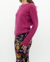 Load image into Gallery viewer, LORD &amp; TAYLOR x Magenta Pure Cashmere Sweater (XS-M)