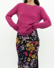 Load image into Gallery viewer, LORD &amp; TAYLOR x Magenta Pure Cashmere Sweater (XS-M)