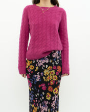 Load image into Gallery viewer, LORD &amp; TAYLOR x Magenta Pure Cashmere Sweater (XS-M)