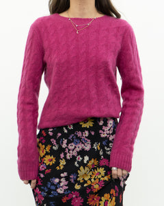 LORD & TAYLOR x Magenta Pure Cashmere Sweater (XS-M)