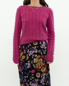 LORD & TAYLOR x Magenta Pure Cashmere Sweater (XS-M)