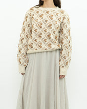 Load image into Gallery viewer, Modern x LILI SODONIO Heart Patterned Knit Sweater (XS-M)