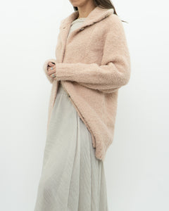 WILFRED x Light Peach Alpaca Cozy Cardigan (XS-M)