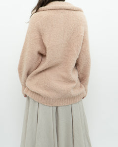 WILFRED x Light Peach Alpaca Cozy Cardigan (XS-M)