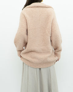 WILFRED x Light Peach Alpaca Cozy Cardigan (XS-M)