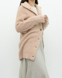 WILFRED x Light Peach Alpaca Cozy Cardigan (XS-M)